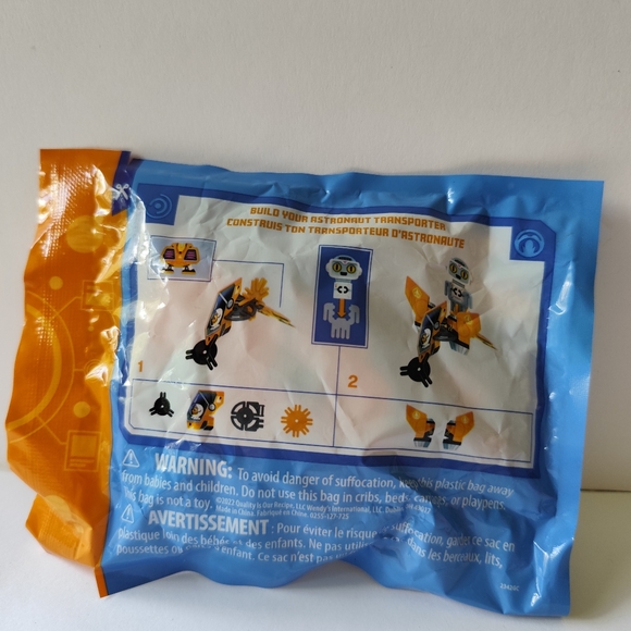 Wendy's Smart Links Astronauts and Aliens Astronaut Transporter KidMeal Toy NIP - Picture 2 of 3